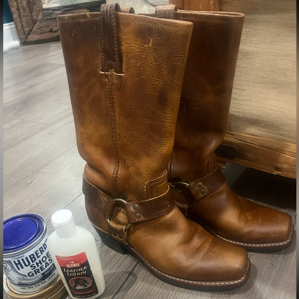 Frye Brown Leather Women's Boots